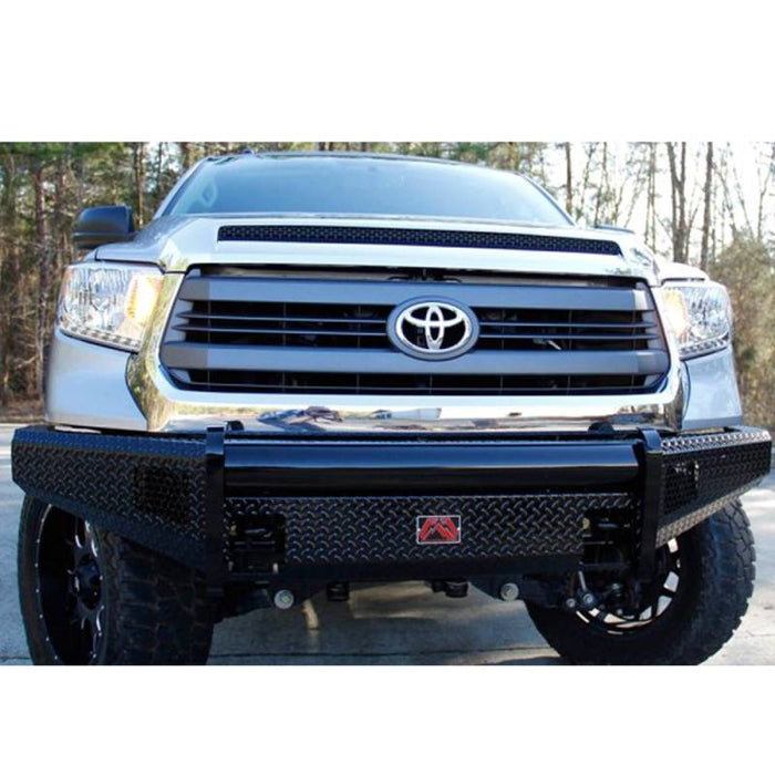 Fab Fours TT07-K1861-1 Black Steel Front Bumper for Toyota Tundra 2007-2013