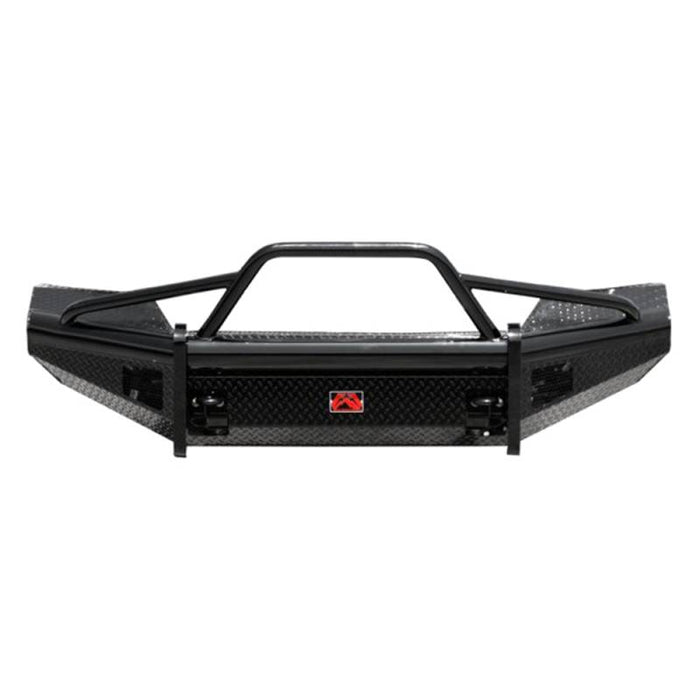 Fab Fours TT07-K1862-1 Black Steel Front Bumper w/ Pre-Runner Bar Guard for Toyota Tundra 2007-2013