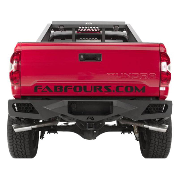 Fab Fours TT14-E2852-1 Vengeance Rear Bumper w/ Sensor Holes for Toyota Tundra 2014-2021