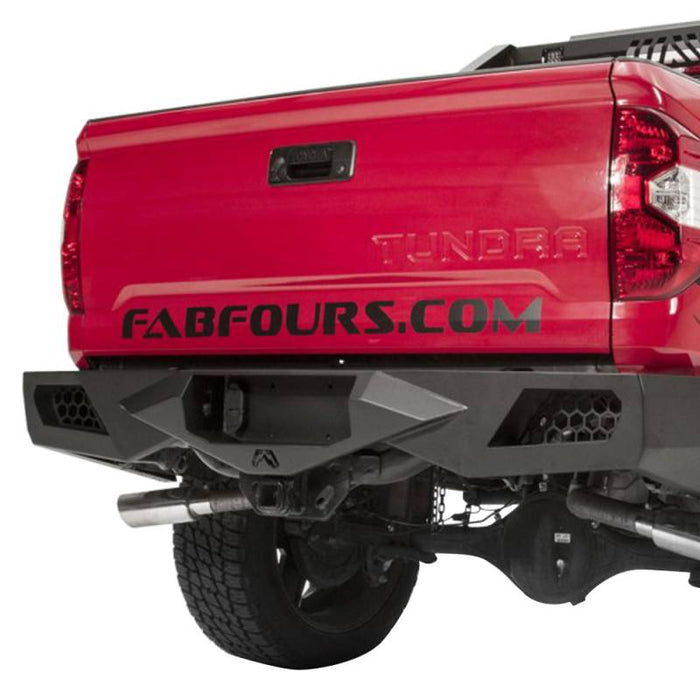 Fab Fours TT14-E2852-1 Vengeance Rear Bumper w/ Sensor Holes for Toyota Tundra 2014-2021