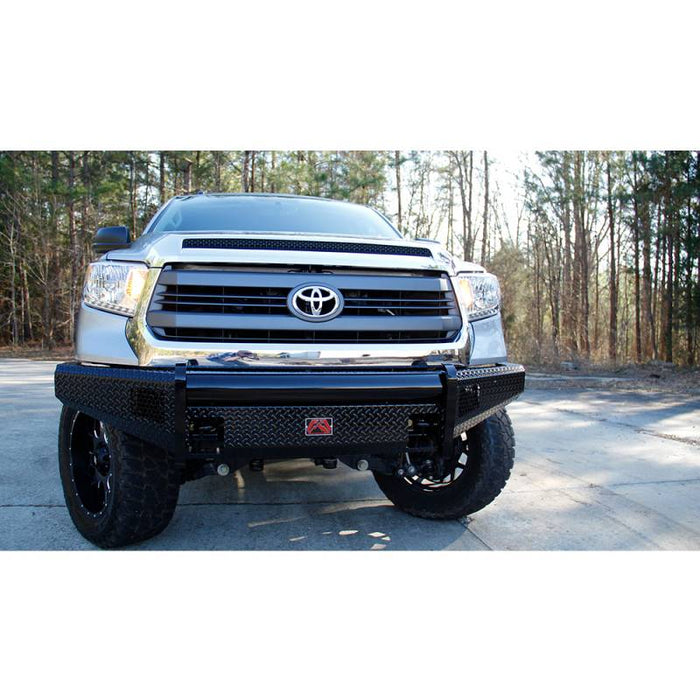 Fab Fours TT14-K2861-1 Black Steel Front Bumper for Toyota Tundra 2014-2021