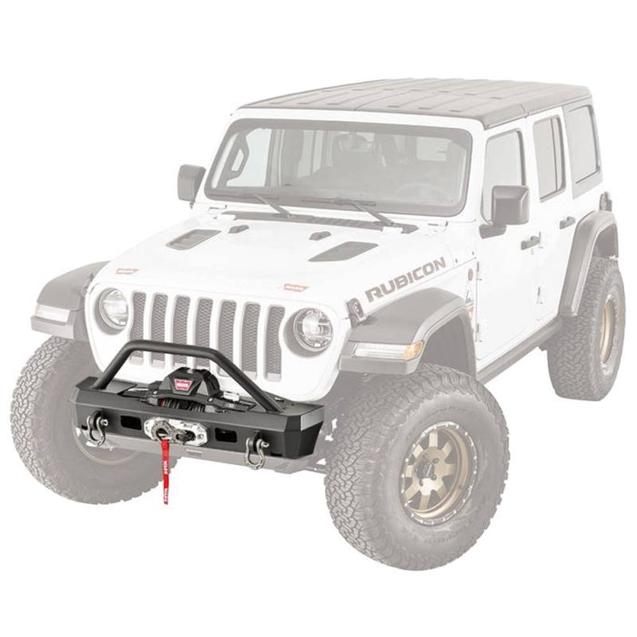 Warn 101330 Elite Stubby Front Bumper for Jeep Gladiator 2020-2022 /Wrangler JL 2018-2022