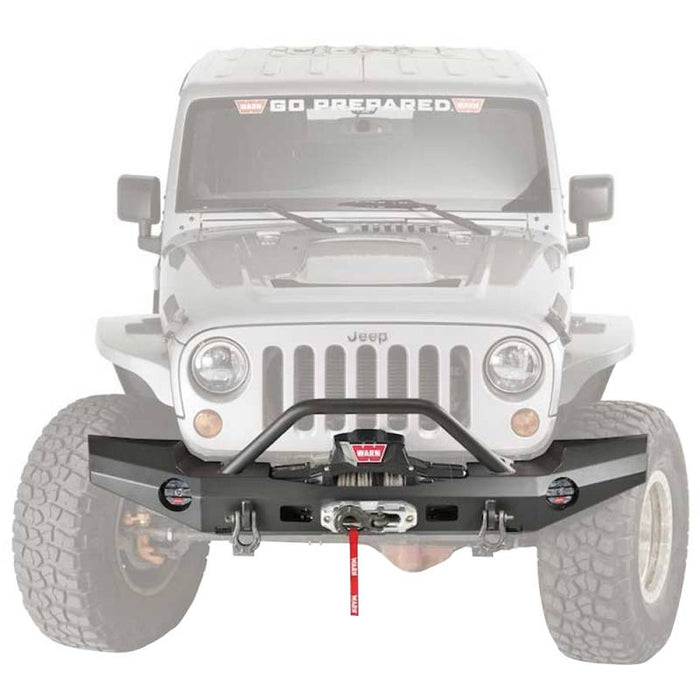 Warn 101465 Elite Series Front Bumper for Jeep Wrangler JK 2007-2018