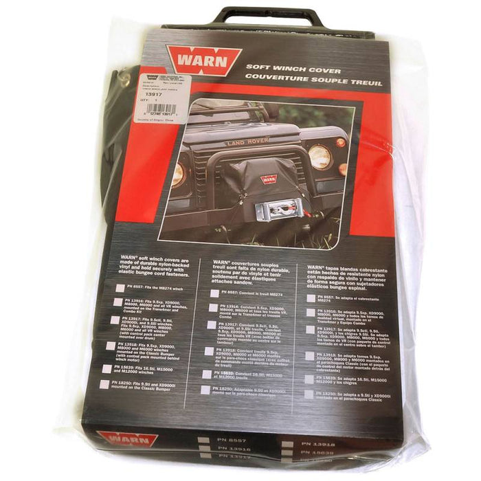 Warn 13917 Soft Winch Cover FOR 9.5TI AND XD9000I