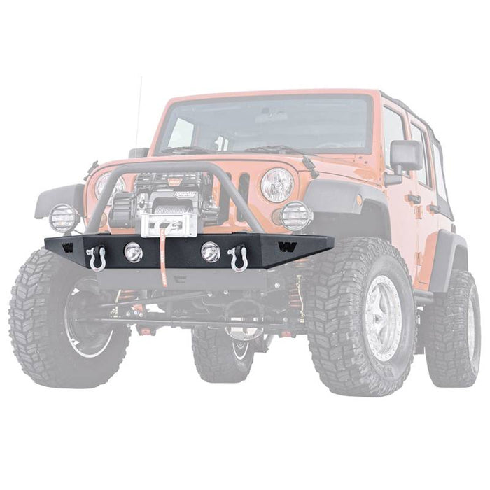 Warn 89430 Rock Crawler Front Bumper for Jeep Wrangler JK 2007-2018