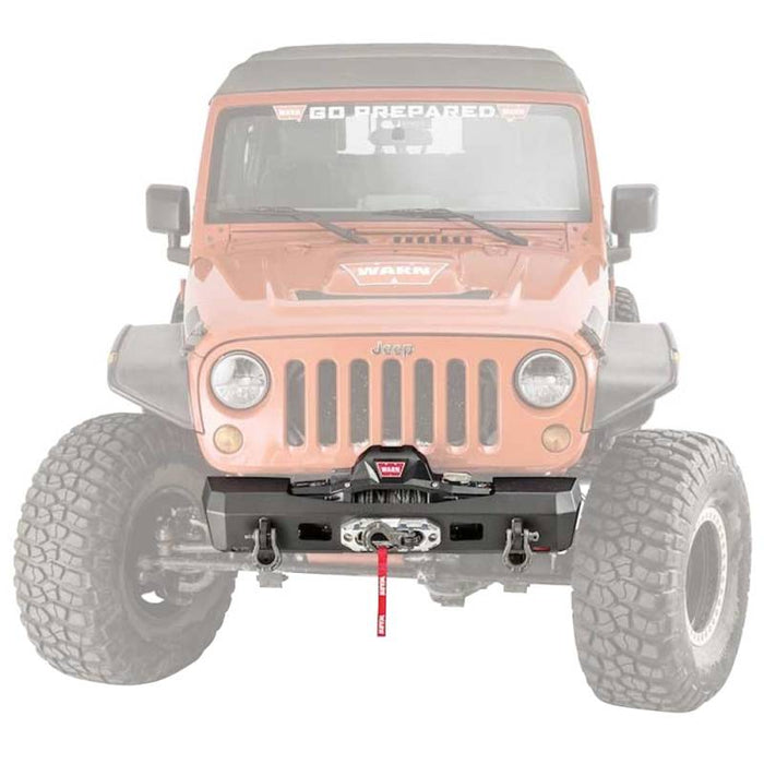 Warn 101410 Elite Stubby Front Bumper for Jeep Wrangler JK 2007-2018