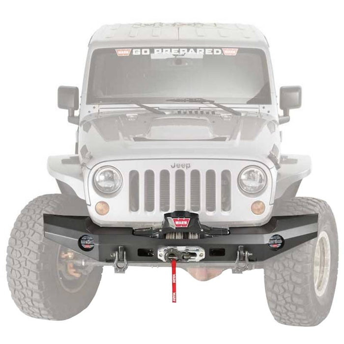 Warn 101420 Elite Series Front Bumper for Jeep Wrangler JK 2007-2018