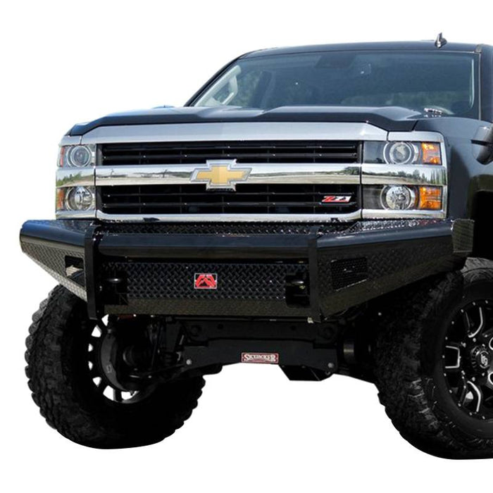 Fab Fours CH05-S1361-1 Black Steel Front Bumper for Chevy Silverado 2500HD/3500 2003-2006