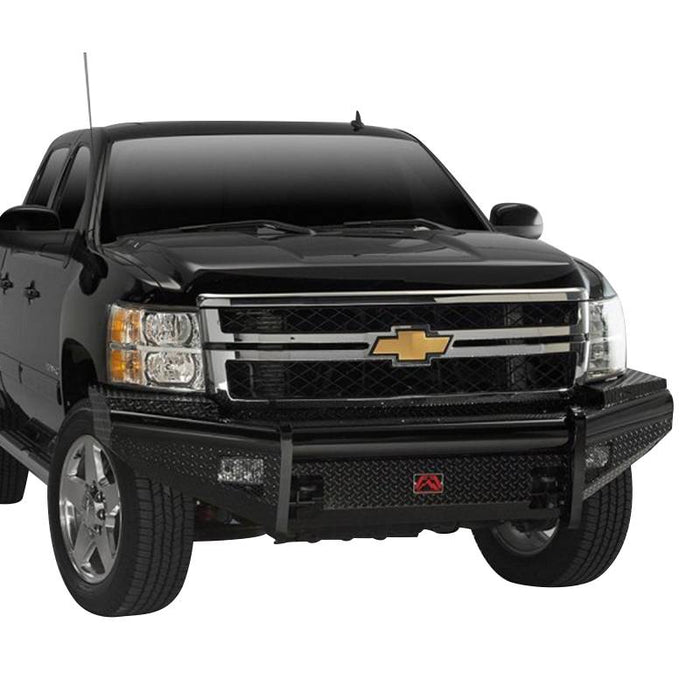 Fab Fours CH11-S2761-1 Black Steel Front Bumper for Chevy Silverado 2500HD/3500 2011-2014