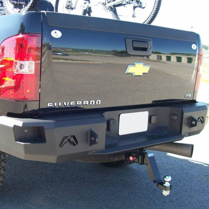 Fab Fours CH08-W1450-1 Premium Rear Bumper for Chevy Silverado 2500HD/3500 2007-2010