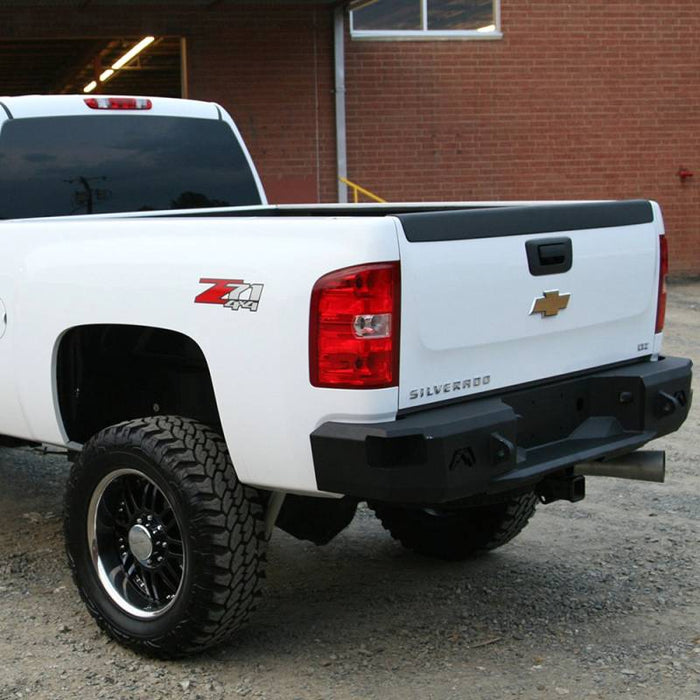 Fab Fours CH11-W2150-1 Premium Rear Bumper for Chevy Silverado 2500HD/3500 2011-2014