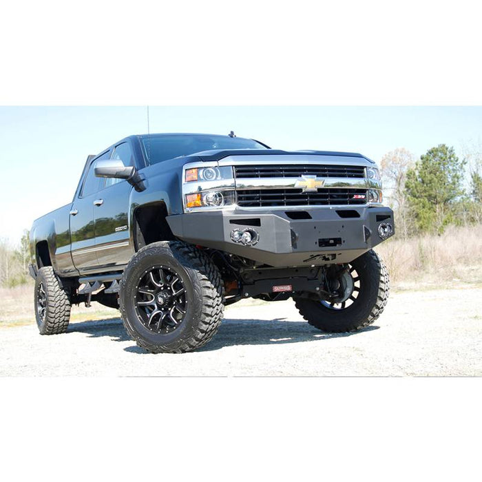 Fab Fours CH14-A3051-1 Premium Winch Front Bumper for Chevy Silverado 2500HD/3500 2015-2019