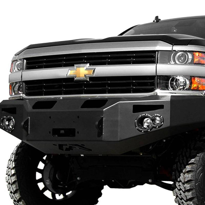 Fab Fours CH14-C3051-1 Premium Winch Front Bumper for Chevy Silverado 2500HD/3500 2015-2019