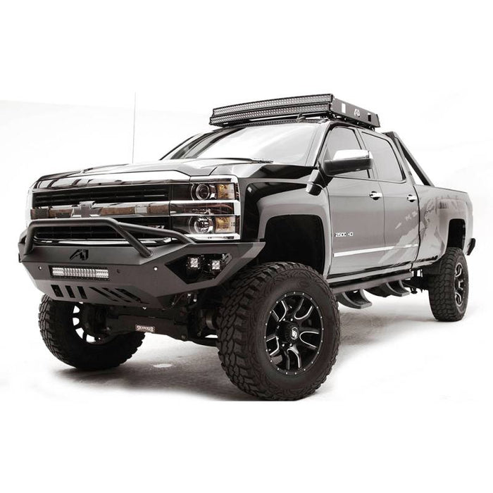 fab Fours CH15-V3052-1 Vengeance Front Bumper w/ Pre-Runner Guard for Chevy Silverado 2500HD/3500 2015-2019