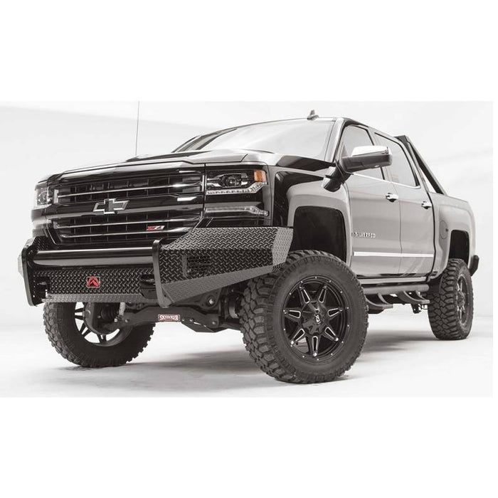 Fab Fours CS16-K3861-1 Black Steel Front Bumper for Chevy Silverado 1500 2016-2018