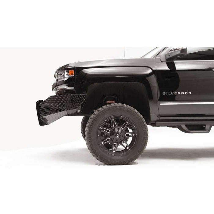 Fab Fours CS16-K3861-1 Black Steel Front Bumper for Chevy Silverado 1500 2016-2018