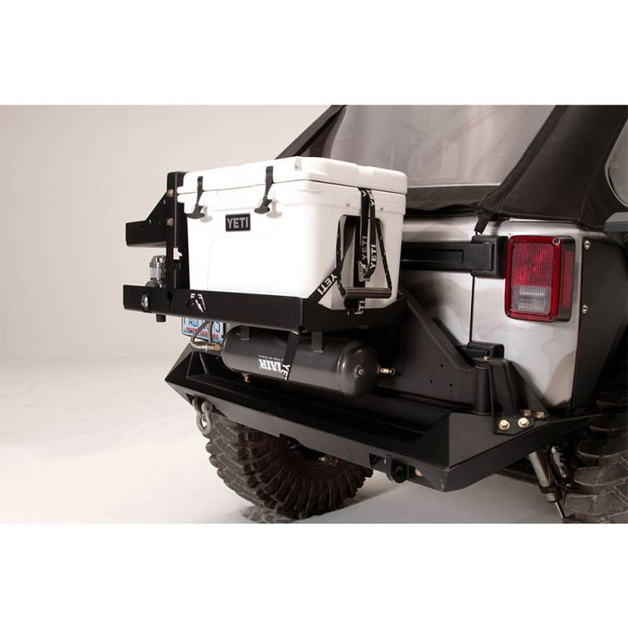 Fab Fours JK2040-1 Air Compressor Yeti Tundra 35 Cooler Mount for Jeep Wrangler JK 2007-2022