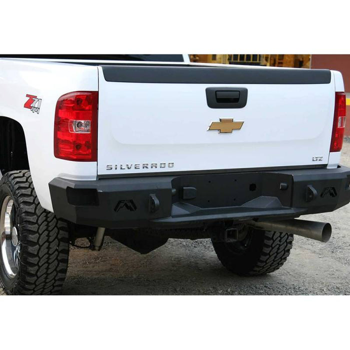 Fab Fours CH11-W2151-1 Premium Rear Bumper for Chevy Silverado 2500HD/3500 2011-2014