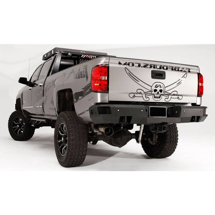 Fab Fours CH14-W3051-1 Premium Rear Bumper for Chevy Silverado 2500HD/3500 2015-2019