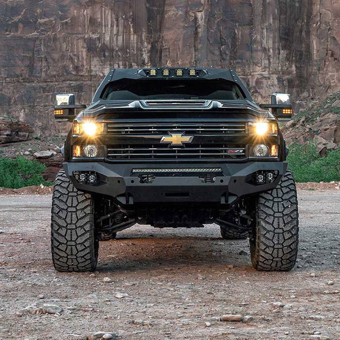 Fab Fours CH15-X2751-1 Matrix Front Bumper for Chevy Silverado 2500HD/3500 2015-2019