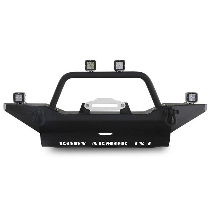 Body Armor JK-19531 Full Width Winch Front Bumper for Jeep Wrangler JK 2007-2018