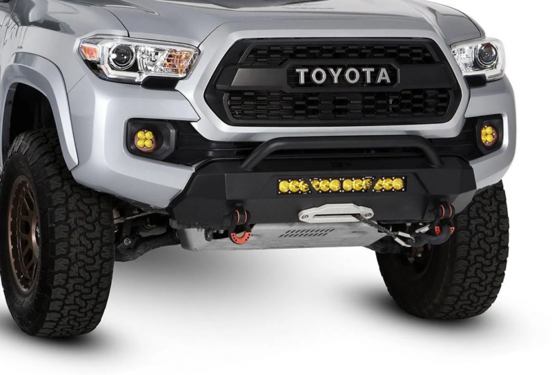 Body Armor TC-19339 HiLine Series Winch Front Bumper for Toyota Tacoma 2016-2023