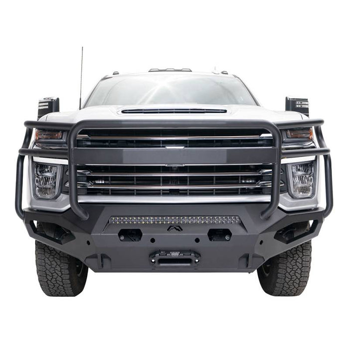 Fab Fours CH20-X4950-1 Matrix Front Bumper w/ Full Grill Guard for Chevy Silverado 2500HD/3500 2020-2022