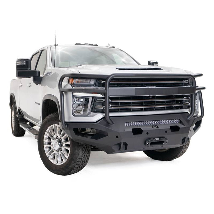 Fab Fours CH20-X4950-1 Matrix Front Bumper w/ Full Grill Guard for Chevy Silverado 2500HD/3500 2020-2022