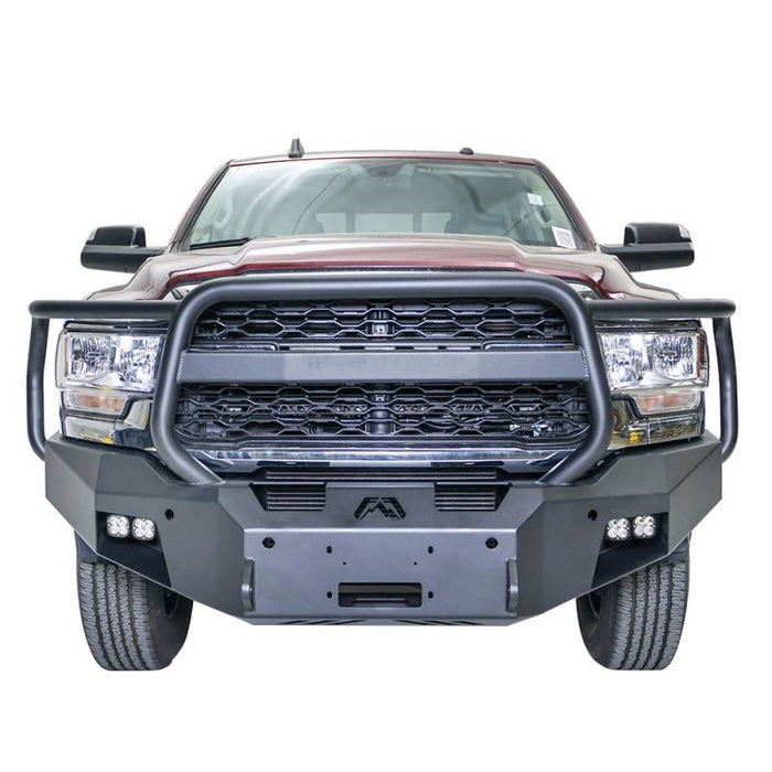 Fab Fours DR19-A4450-1 Premium Front Bumper w/ Full Grill Guard for Dodge Ram 2500/3500 2019-2022 New Body Style