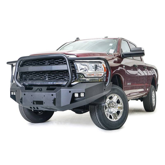 Fab Fours DR19-A4450-1 Premium Front Bumper w/ Full Grill Guard for Dodge Ram 2500/3500 2019-2022 New Body Style