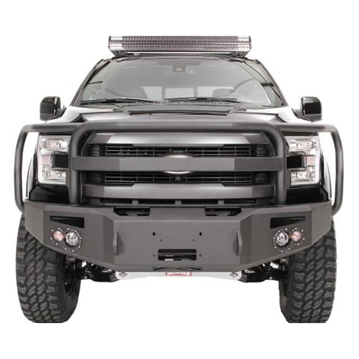 Fab Fours FF09-H1950-1 Front Bumper w/ Full Grill Guard for Ford F150 2009-2014