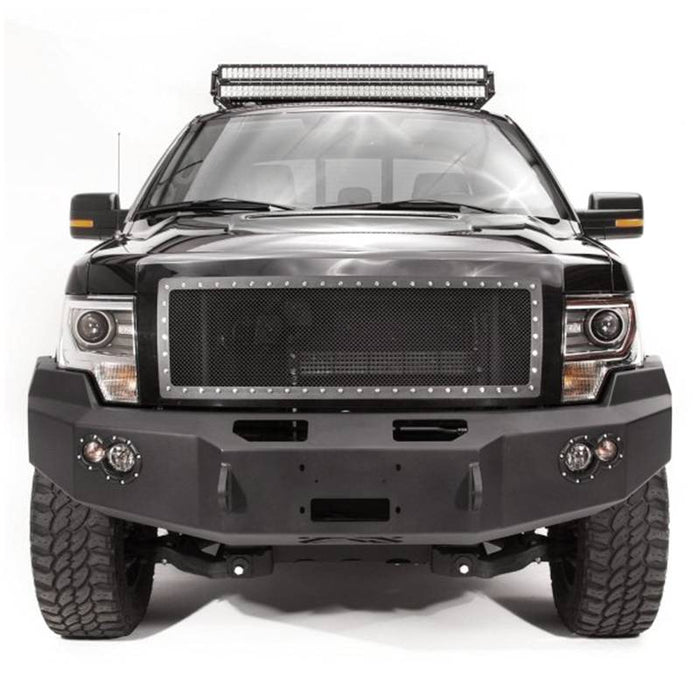 Fab Fours FF09-H1951-1 Front Bumper w/ No Guard for Ford F150 2009-2014