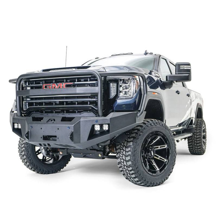 Fab Fours GM20-A5050-1 Premium Front Bumper w/ Full Grill Guard for GMC Sierra 2500HD/3500 2020-2022