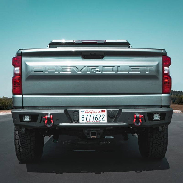 Body Armor GM-2966 Ambush Non-Winch Rear Bumper for Chevy Silverado 1500 2019-2022