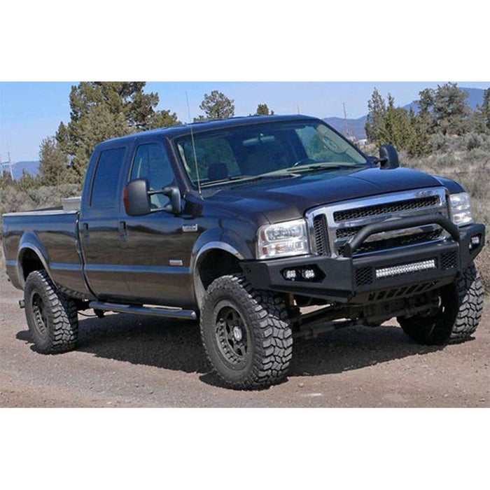 TrailReady 31005 Front Bumper w/ Pre-Runner Guard for Ford F250/F350/F450/F550/Excursion 1999-2004