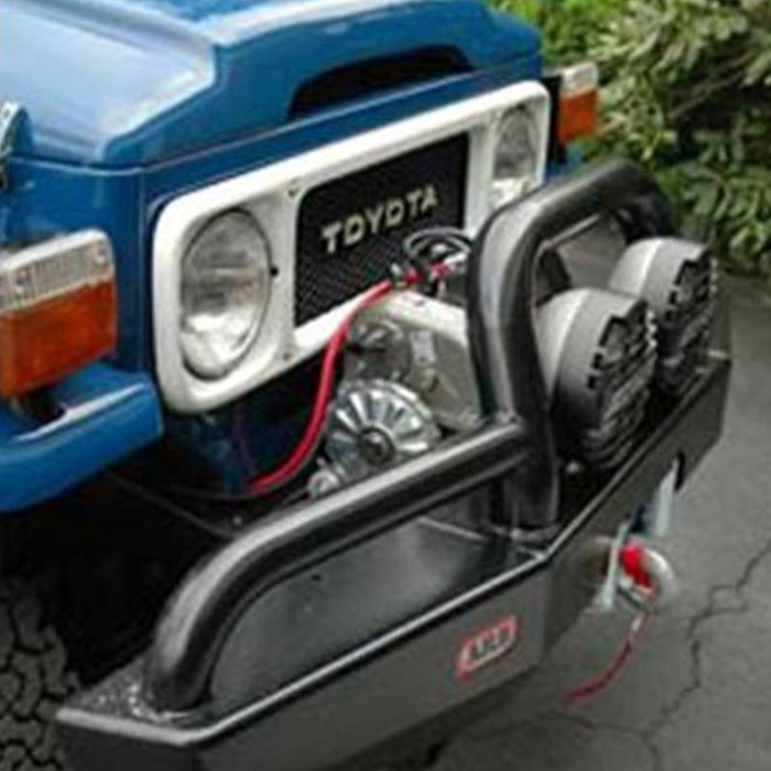 ARB 3420020 Deluxe Winch Front Bumper w/ Bull Bar for Toyota Land Cruiser 1969-1983