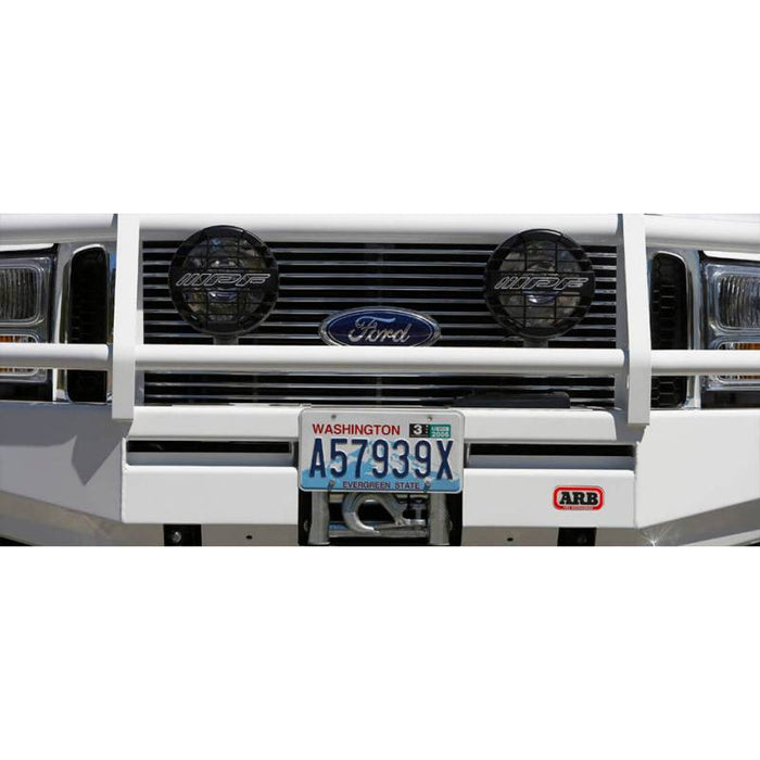 ARB 3436030 Ford F250/F350 Superduty 1999-2004 Deluxe Front Bumper Winch Ready with Grille Guard, Black Powder ...