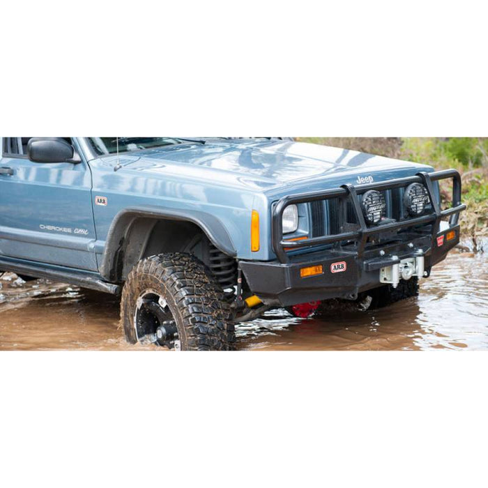 ARB 3450010 Deluxe Winch Front Bumper for Jeep Cherokee 1985-1987