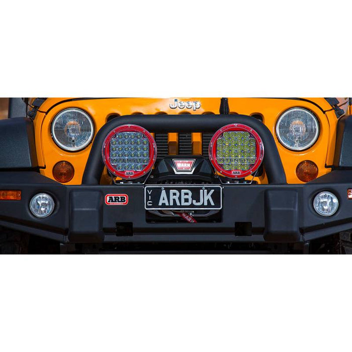 ARB 3450230 Deluxe Winch Front Bumper w/ Fog Lamp Holes for Jeep Wrangler JK 2007-2018