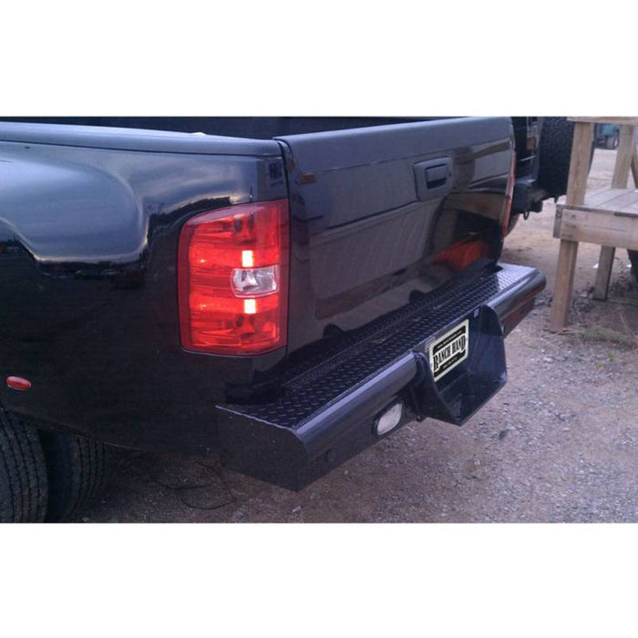 Ranch Hand BBC080BLSL Legend 10" Drop Rear Bumper w/ Sensor Holes for GMC Sierra 2500HD/3500 2007-2010