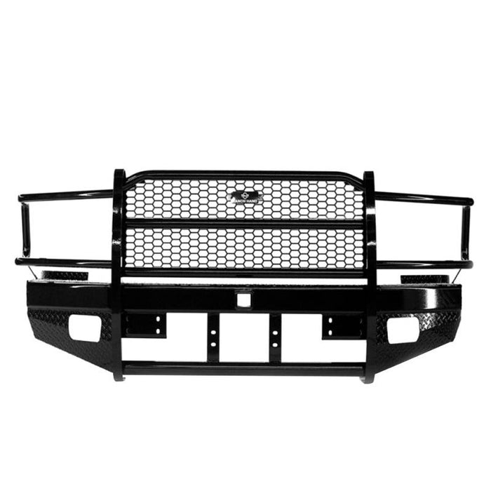 Ranch Hand FBD105BLRS Sport Winch Front Bumper w/ Sensor Holes for Dodge Ram 2500/3500/4500/5500 2010-2018