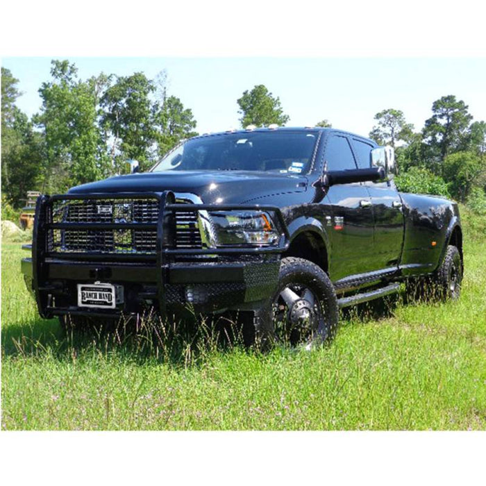 Ranch Hand FBD105BLRS Sport Winch Front Bumper w/ Sensor Holes for Dodge Ram 2500/3500/4500/5500 2010-2018