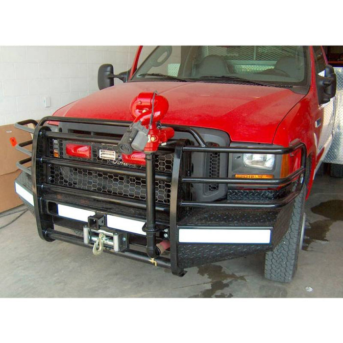 Ranch Hand FBF055BLR Sport Winch Front Bumper for Ford F250/F350/F450/F550/Excursion 2005-2007