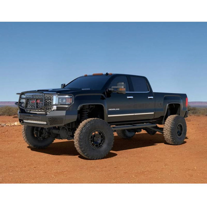 Ranch Hand MFG151BM1 Midnight Front Bumper w/ Grille Guard for GMC Sierra 2500HD/3500 2015-2019