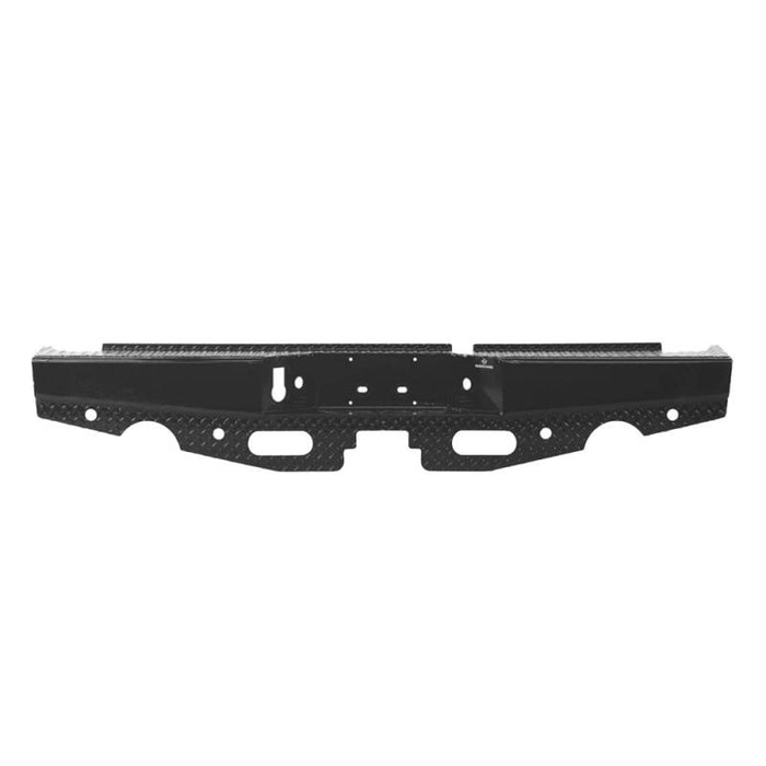 Ranch Hand SBD09HBLSLE Sport Rear Bumper w/ Dual Exhaust and Sensor Holes for Dodge Ram 1500 2009-2022