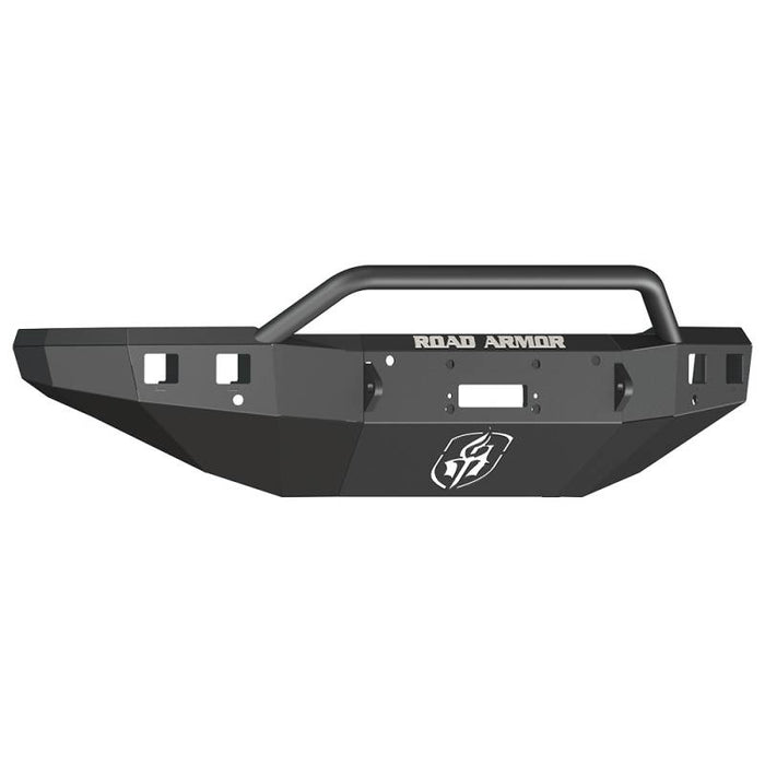 Road Armor 315R4B Stealth Winch Front Bumper w/ Pre-Runner Guard and Square Light Holes for Chevy Silverado 2500HD/3500 2015-2019