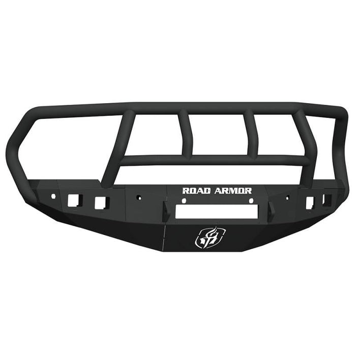 Road Armor 4162F2B-NW Stealth Non-Winch Front Bumper w/ Titan II Guard and Sensor Holes for Dodge Ram 2500/3500 2016-2018