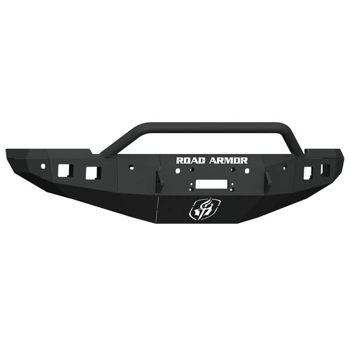 Road Armor 4162F4B Stealth Winch Front Bumper w/ Pre-Runner Guard and Sensor Holes for Dodge Ram 2500/3500 2016-2018