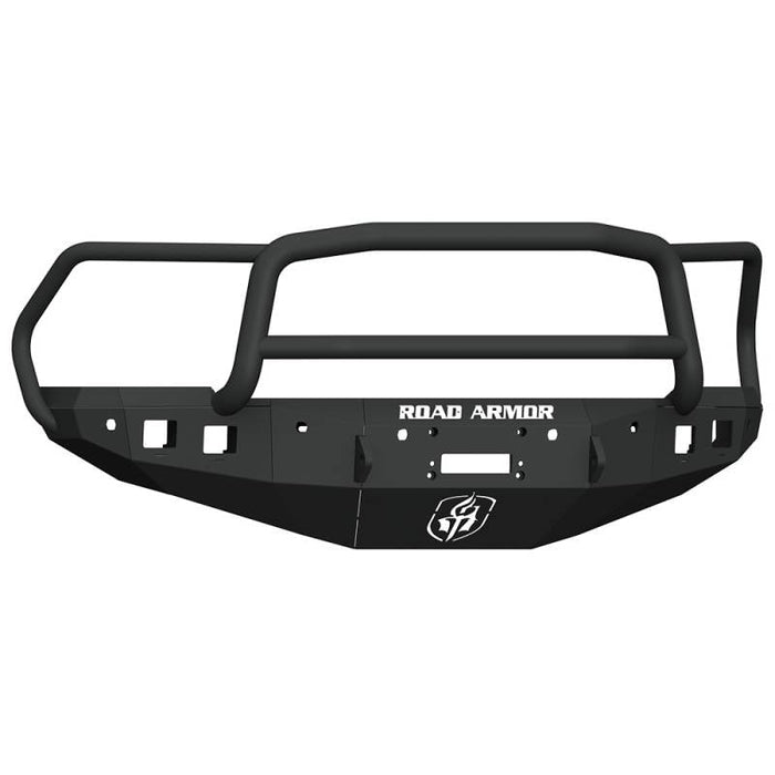 Road Armor 4162F5B Stealth Winch Front Bumper w/ Lonestar Guard and Sensor Holes for Dodge Ram 2500/3500 2016-2018