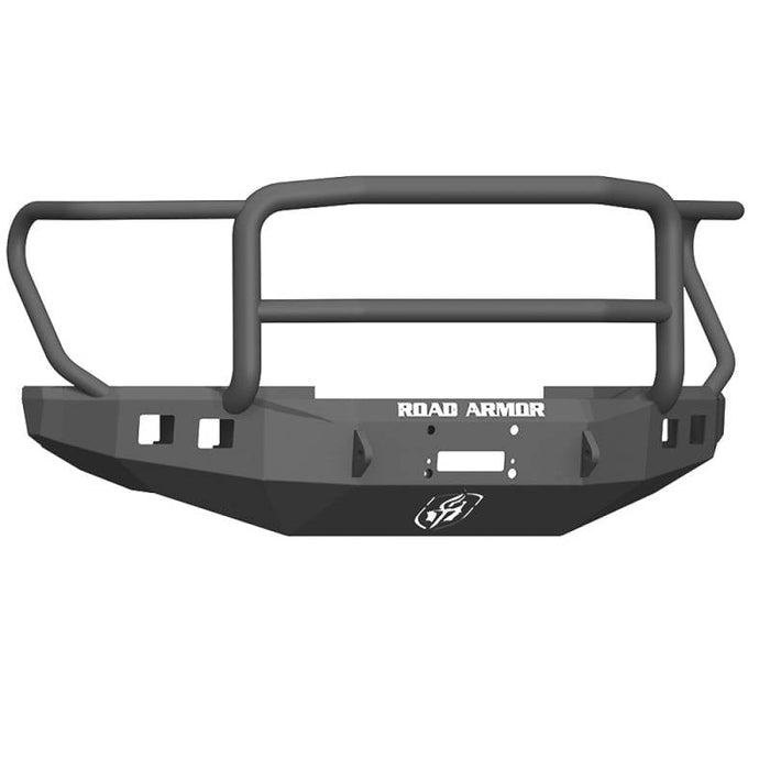 Road Armor 61745B Stealth Winch Front Bumper w/ Lonestar Guard and Square Light Holes for Ford F450/F550 2017-2021